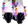 Luminous Feather Bunny Ear Plush Headband Hair Clip - Fun Accessories & Gifts