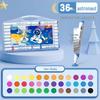 True Color Stackable Acrylic Markers - Non-Bleeding Watercolor Pens for Students and Kids