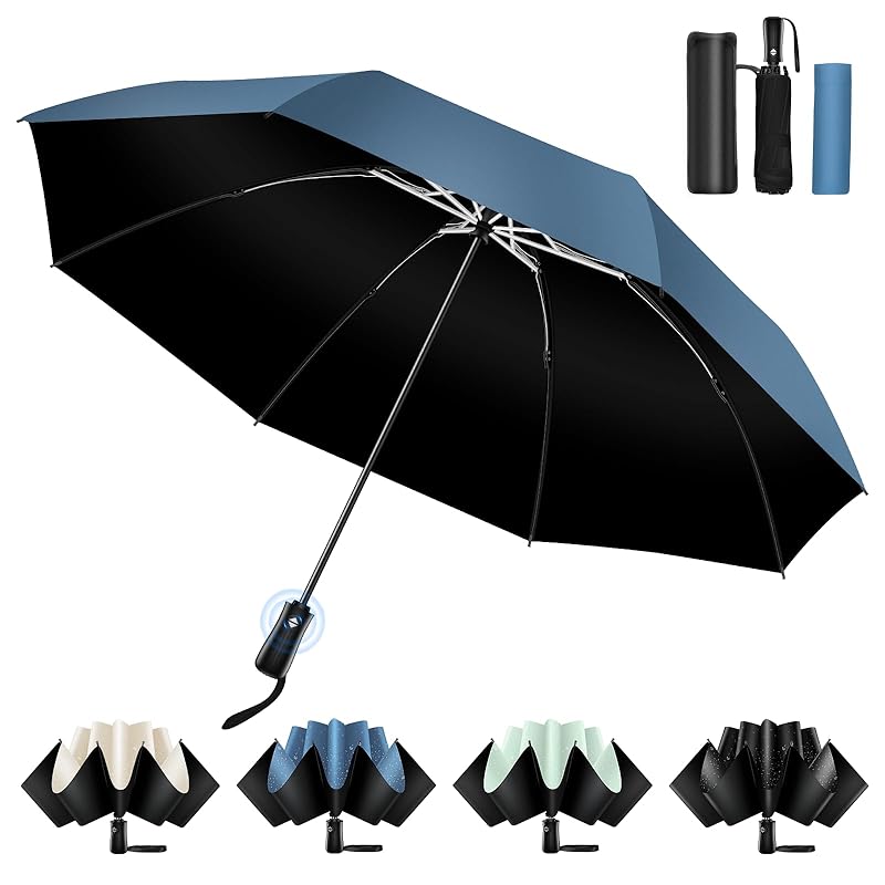 

folding umbrella [Safety design to prevent backtracking/reverse folding umbrella] folding umbrella One-touch automatic opening/closing Prevention of