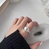 Irregular Stylish Geometric Copper Ring For Women Adjustable Open Ring Perfect For Fashion Modern