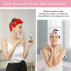 Spa-Stirnband mit Schleife, Haarband für Damen und Mädchen, Gesichts-Make-up, Kopfband aus weichem Korallenvlies, Kopfwickel für Dusche, Waschen, Gesicht, Hautpflege, Turban-Haar-Accessoires