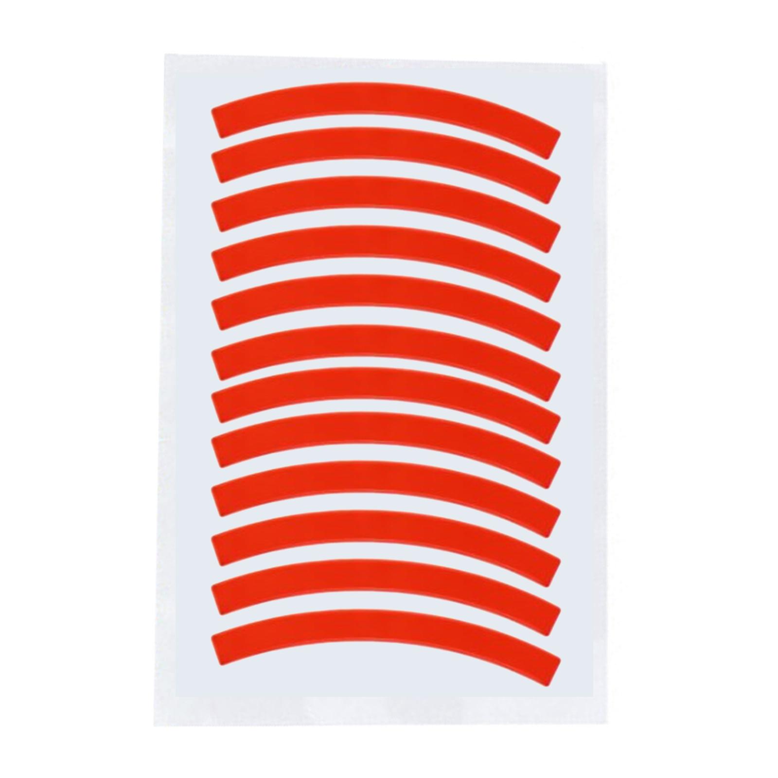 

12 шт. Светоотражающая наклейка на шину Детский беговел Наклейка безопасности Украшение колеса Предупреждающие наклейки для детского балансировочного велосипеда 3