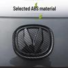 Changan UNIV Modified Car Black Carbon Fiber Logo Stickers for Front, Rear, and Steering Wheel
