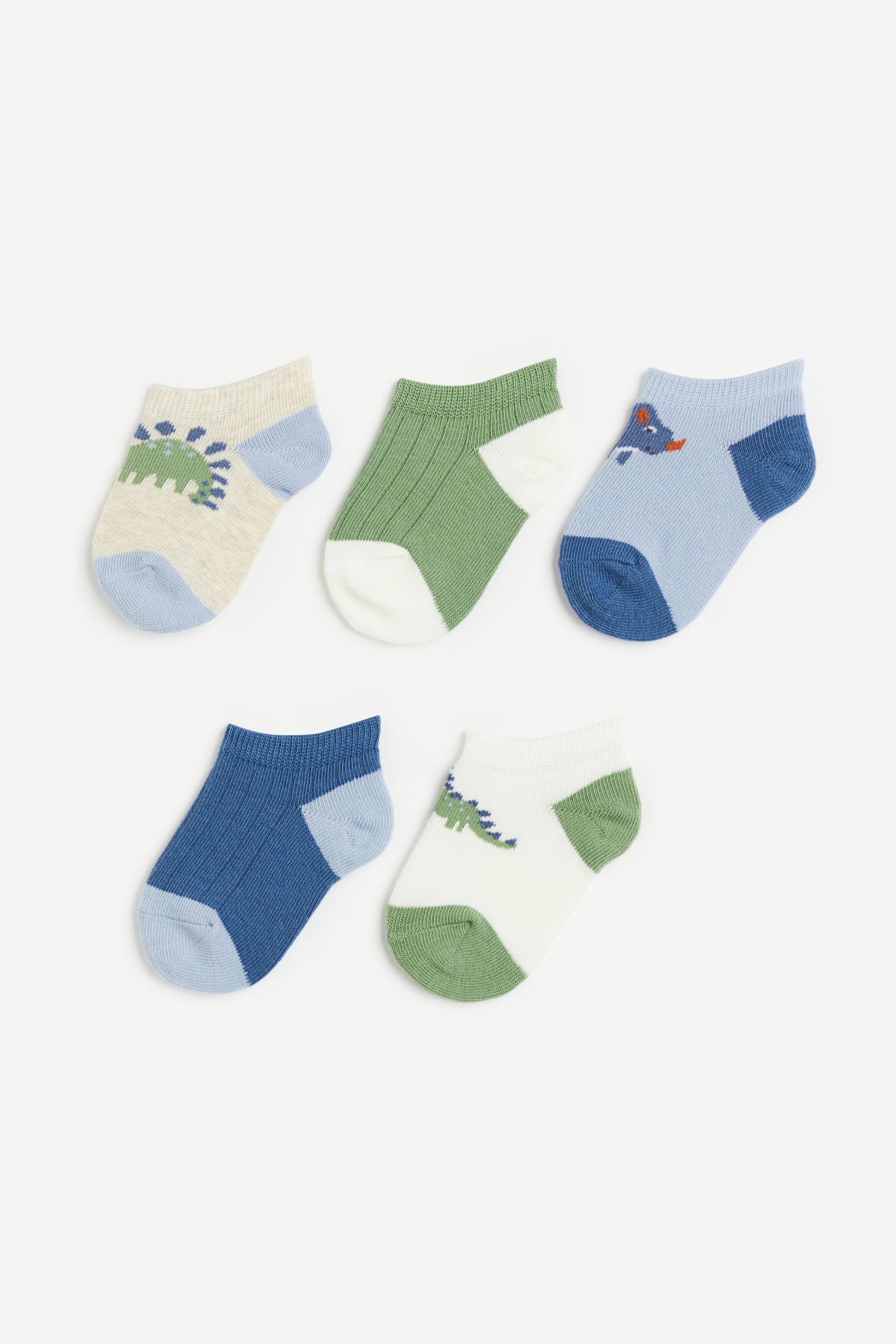 

5-pack shaftless socks