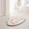 Soft Cloud Tufted Bathroom Rug: Thick, Absorbent, Anti-Slip Mat for Toilet and Entryway