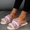 Fashion Women Slippers New Summer Fashion Flat Sandals Luxury Outdoor Beach Slippers Female Trend Brand Designer Shoes Home Slides Women