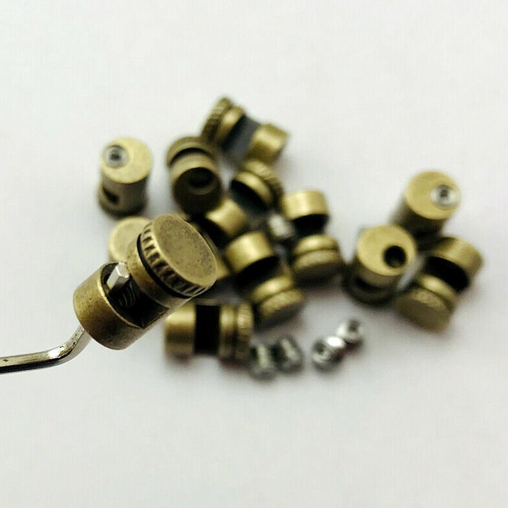 1 Conjunto Botão de Empurrar Faca CNC para Faca de Bolso Dobrável Buck 110 Pino de Polegar Chave Allen Empurrador Unha Ferramentas Acessórios para Faca