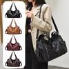 Women's Large Capacity Retro Tote and Crossbody Bag 2025 - Versatile, Textured, Single Shoulder Handbag