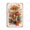 Vintage Garden Art Poster Metal Tin Sign Ideal Gift X Inch Mushroom Gift Metal Signs for Backyard Bedroom Home Wall Decor