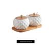 Qianxing Ceramic Condiment Jars Set