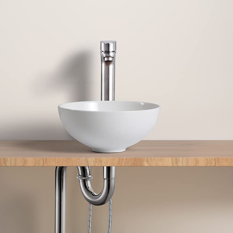 LUYI Runde Handwaschschüssel Handwaschbecken Waschschüssel-Set 275x275x120mm