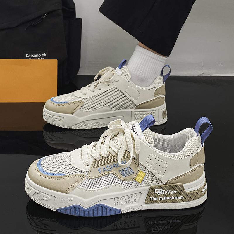 new men's comfortable outdoor comfort trend thick sole four seasons breathable thick sole board shoes fashion men's shoes
