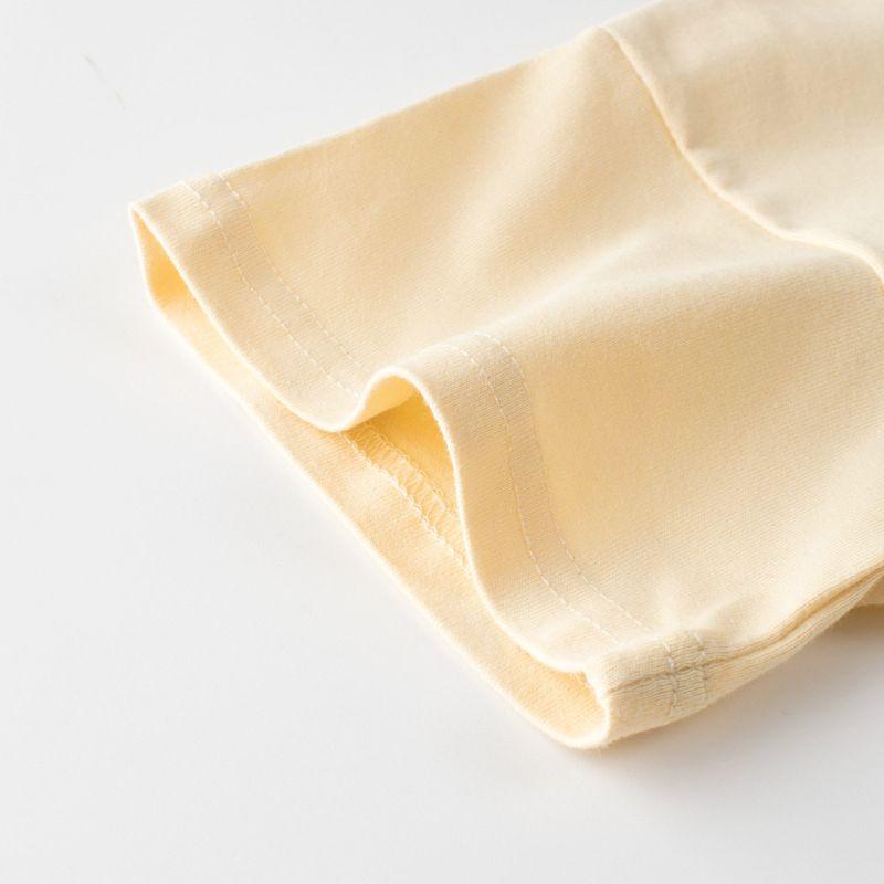 Children's Clothing Summer Children's Embroidered Clover Short sleeve T-shirt Boys and Girls Loose Clothes Medium and Big Children Cotton Top