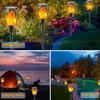 1-4PCS 96 LED Outdoor Solar Torch Lights Waterproof Garden Patio Flickering Dancing Flame Lamp  Lawn Path Yard Patio Floor Lamps