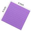 Early Buy Lined Sticky Notes with Lines 4x4 Self-Stick Notes 6 Candy Color 6 Pads, 60 Sheets/Pad