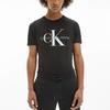 Calvin Klein Letter Print Crew Neck T-Shirt Men Tops Black J30J3208060GN