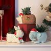 Succulent Planter Pot Cute Christmas Animal Planter, Small Plant for Flower Pots Indoor Home Desktop Decor, Gift Lovers Creative Gifts