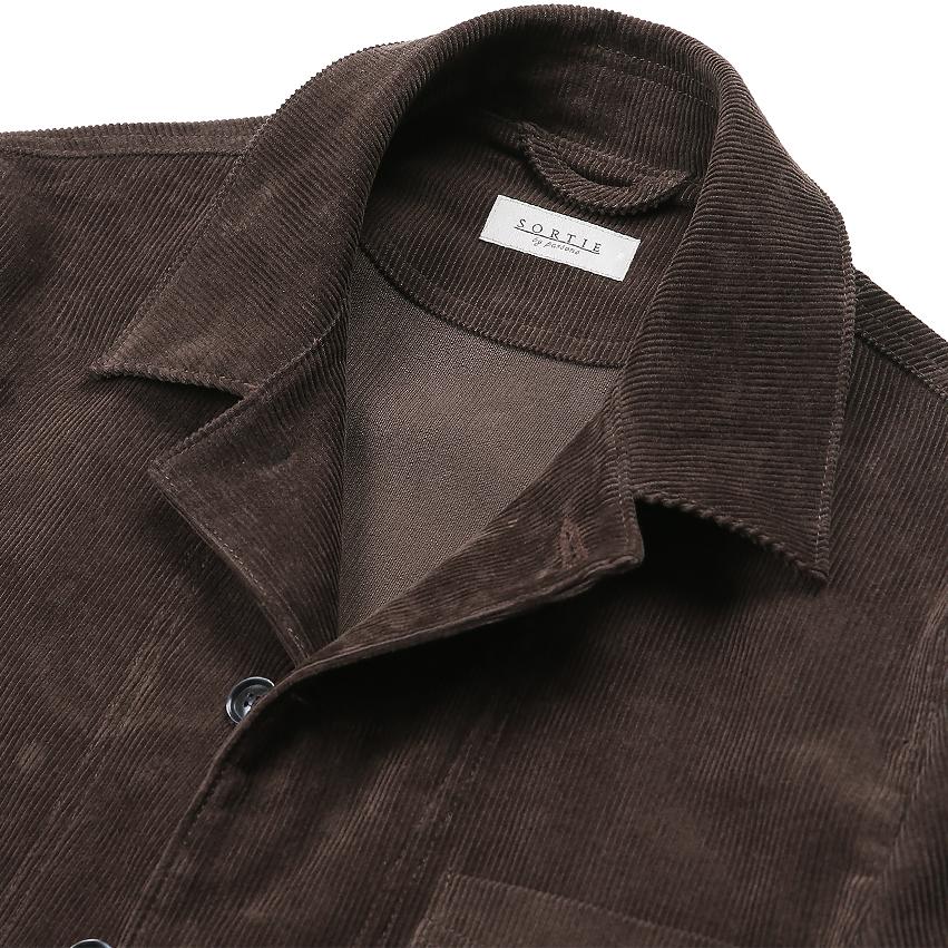 Sortie Corduroy French Work Jacket (Brown)