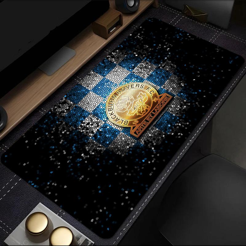 Blackburn-Rovers Crest Mouse Pad, Rubber Base, Mouse Pad for Gamers and Office Use, Gaming Desk , Easy To Clean Mat Christmas fan gifts