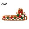 Seasonal Interior Decor Christmas Door Handle Cover, Knitted Lever Handles Cute Santa Gingerbread Claus Covers Man Penguin, Festive Sleeve for
