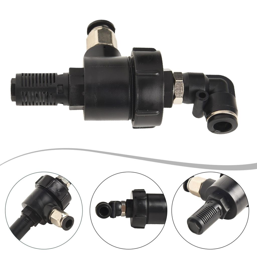 Tire Changer Cylinder Accessory Quick Single Way Exhaust Elbow Valve Tyre Repair