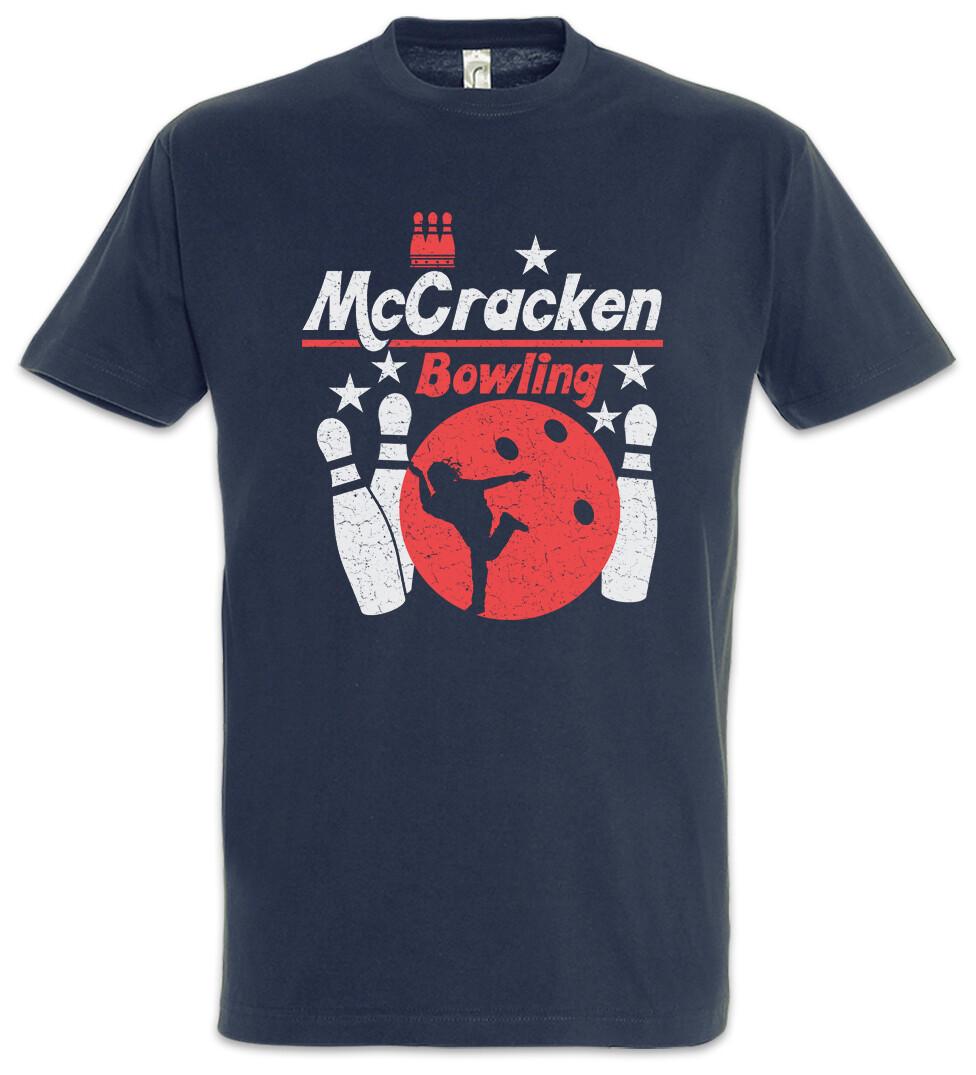 McCracken Bowling T-Shirt Mens Womens Tees Top Gamer Gaming Kingpin Games Fun Symbol Logo Sign Bowl XL