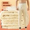 Men's Thickened Plaid Thermal Pants with Lamb Fleece Lining