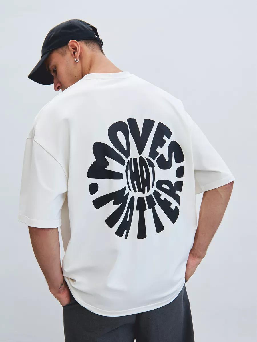 Print on the back T-shirt L