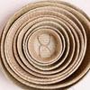 Straw Woven Flower Pot Basket - New Grass Planter for Indoor Outdoor & Multi-Use Dirty Basket