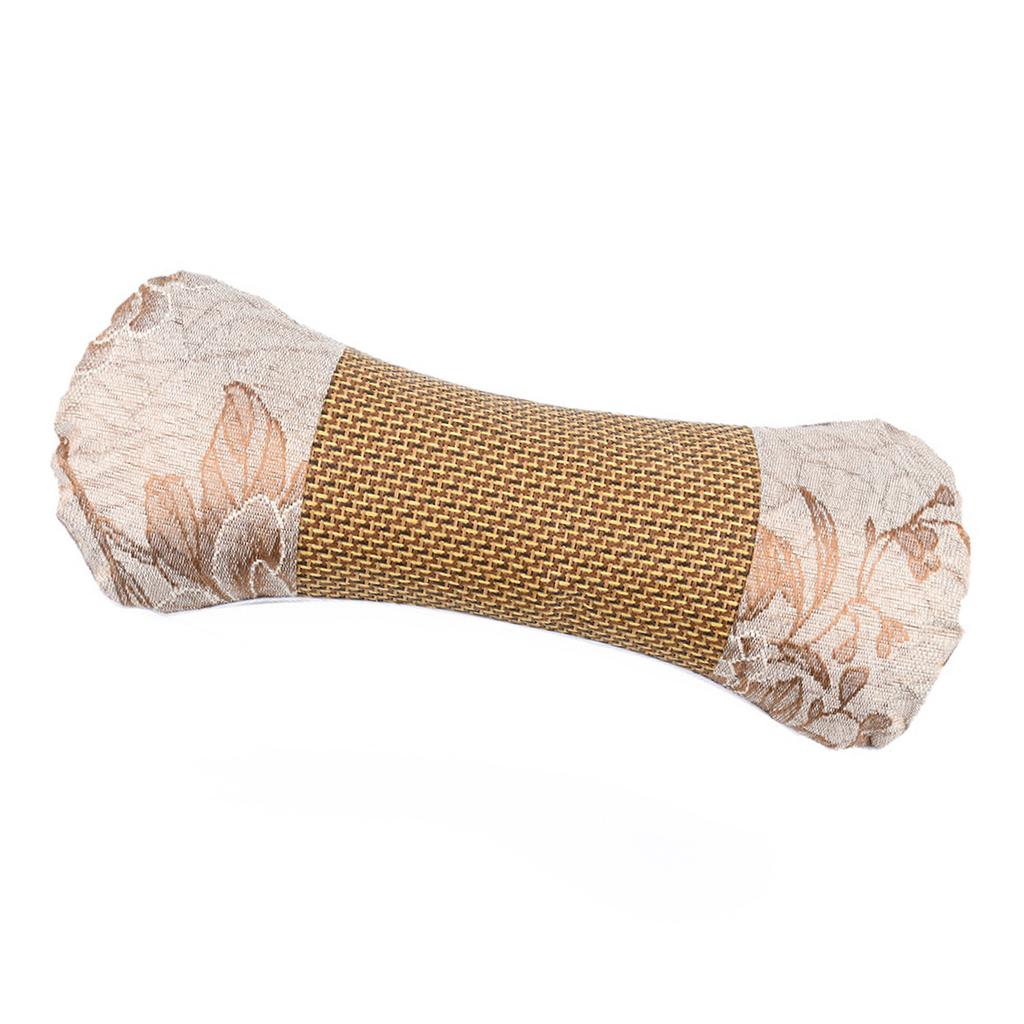 Wormwood Pillow Promote Sleep Soft Ice Silk Multi Function Ergonomic Wormwood Lumbar Pillow for