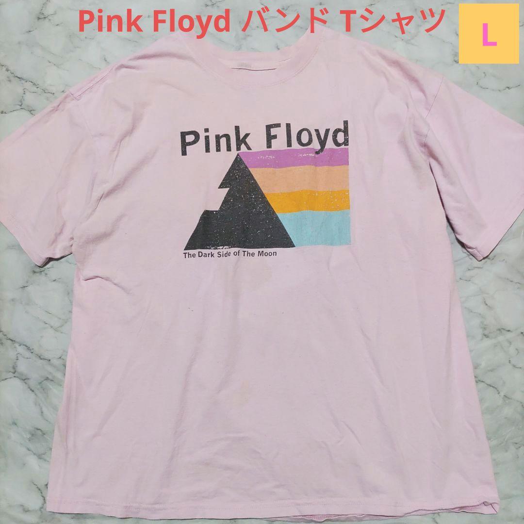 

[USED] Rare Pink Floyd band T-shirt, pink, size L