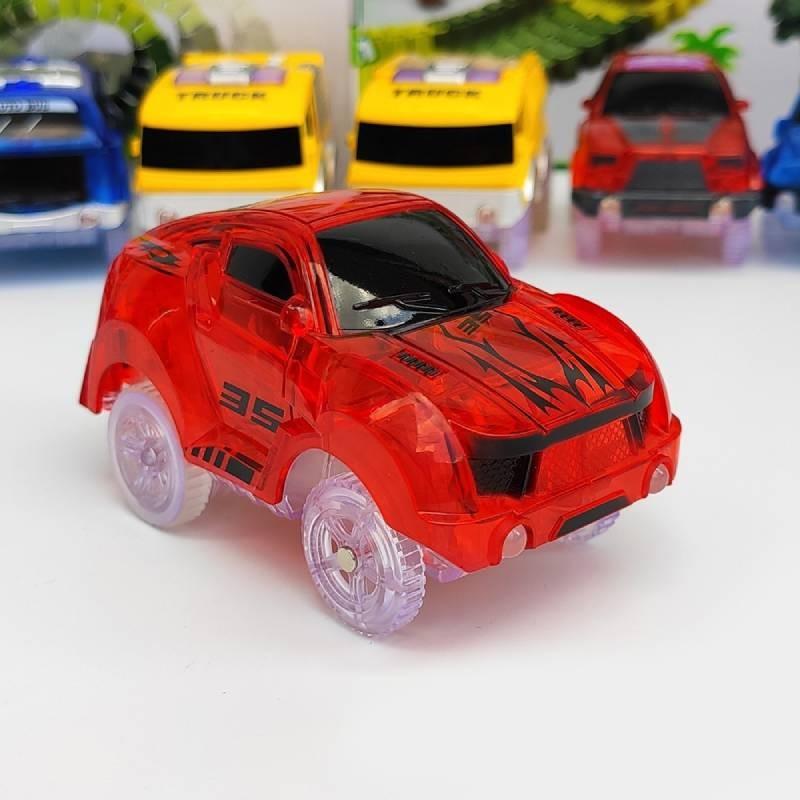 Ηλεκτρικό Διαφανές Αυτοκινητάκι Παιχνίδι Καραμέλα με 5 Φώτα και Φωτεινά Χαρακτηριστικά Για Όλα τα Παιδιά