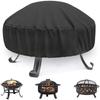 Outdoor Garden Bbq Grill Cover With Waterproof Uv Resistant Oxford Fabric For Fire Pit