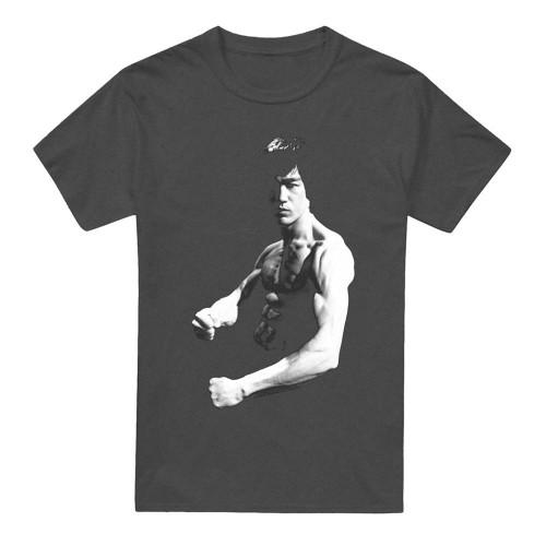 Bruce Lee Unisex Adult Stance Heather T-Shirt