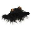 Cat Mane Wig Adorable Cute Funny Costume Mane Hat with Ears for Cats and Small Dogs Black