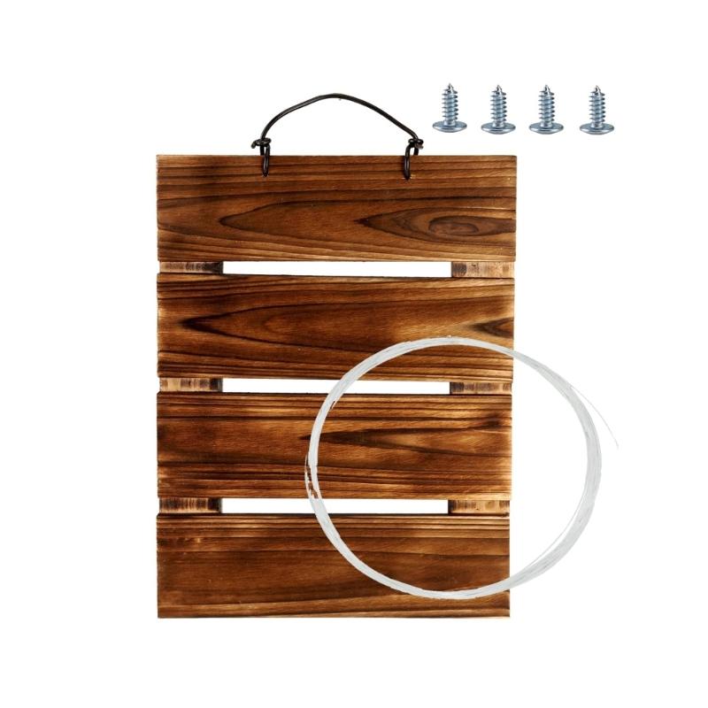 

Breathable Wooden Hanging Planter Designed for Staghorn Ferns Promoting Healthy Root Growth with Excellent Ventilation Indoor Plant Decoration 1