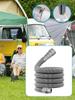 Rv Sewer Hose Sewer Extension Pipe Foldable Hose Adjustable Pipe for Outdoor Vacation Camping Vehicle Beach Holiday Travel