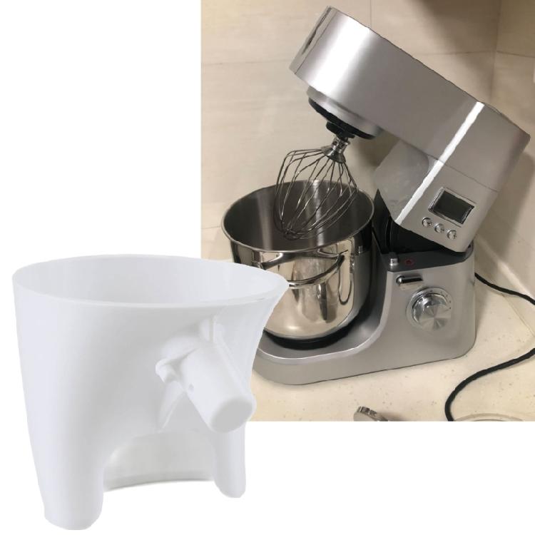 Space Saving Stand Mixer Accessory Flour Funnel For Smooth Ingredient Pouring Spill Proof Food Safe ABS Easy Baking