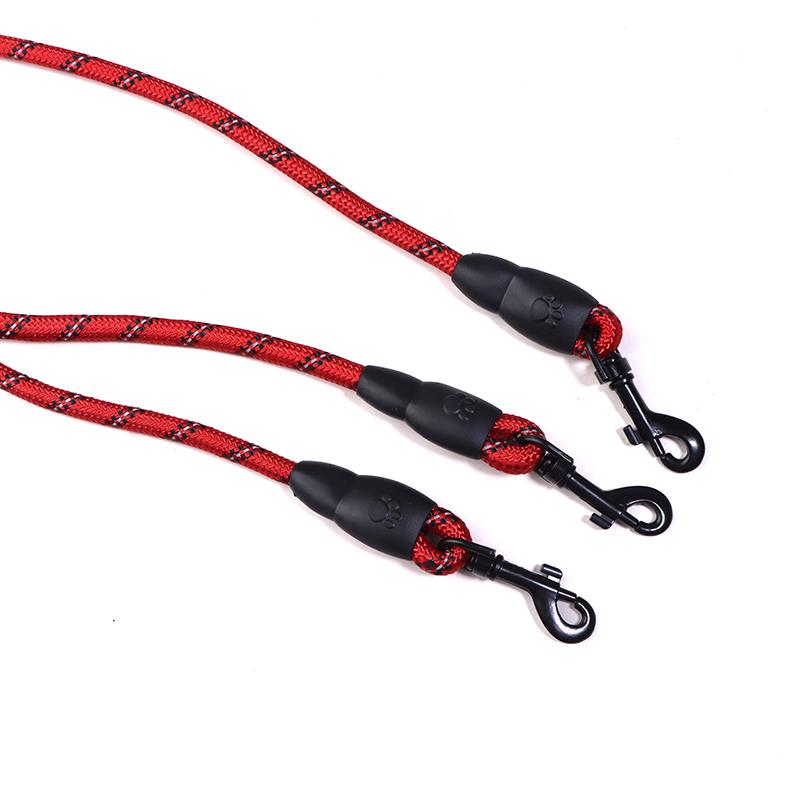 With Foam Handle 2/3 Way Pet Leash Nylon Detachable Two Heads Dogs Leash Durable 150Cm Dogs Traction Rope Walking The Dogs