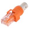 RF Female To RJ45 Male Coaxial Barrel Coupler Adapter Coax Adapter, RJ45 To RF Connector BNC F-Type Connector