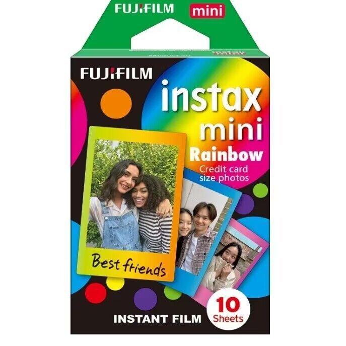 10/20 Sheets Fujifilm Instax Mini White Edge Films Photo Paper Films For Fujifilm Instant Mini 11 9 8 25 50s Fuji Camera Paper