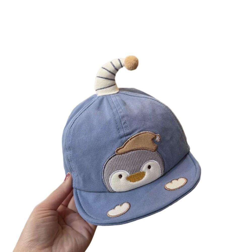 Cartoon Penguin Baseball Cap Adjustable Peaked Hat Cute Duck Tongue Caps for Boys Girls