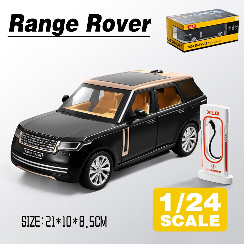 

1/24 масштаб Range Rover SUV, металлический литой под давлением сплав, игрушечная модель автомобиля, грузовики для детей, игрушки, автомобили, коллекция для хобби 1/24-Size:21*10*8.5cm золотой/чёрный