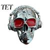 Dark Aesthetic Car Decor Skull Vent Clips, Metal Head Air Halloween Auto Decoration Freshener Charm, Interior Accessory for Men Women