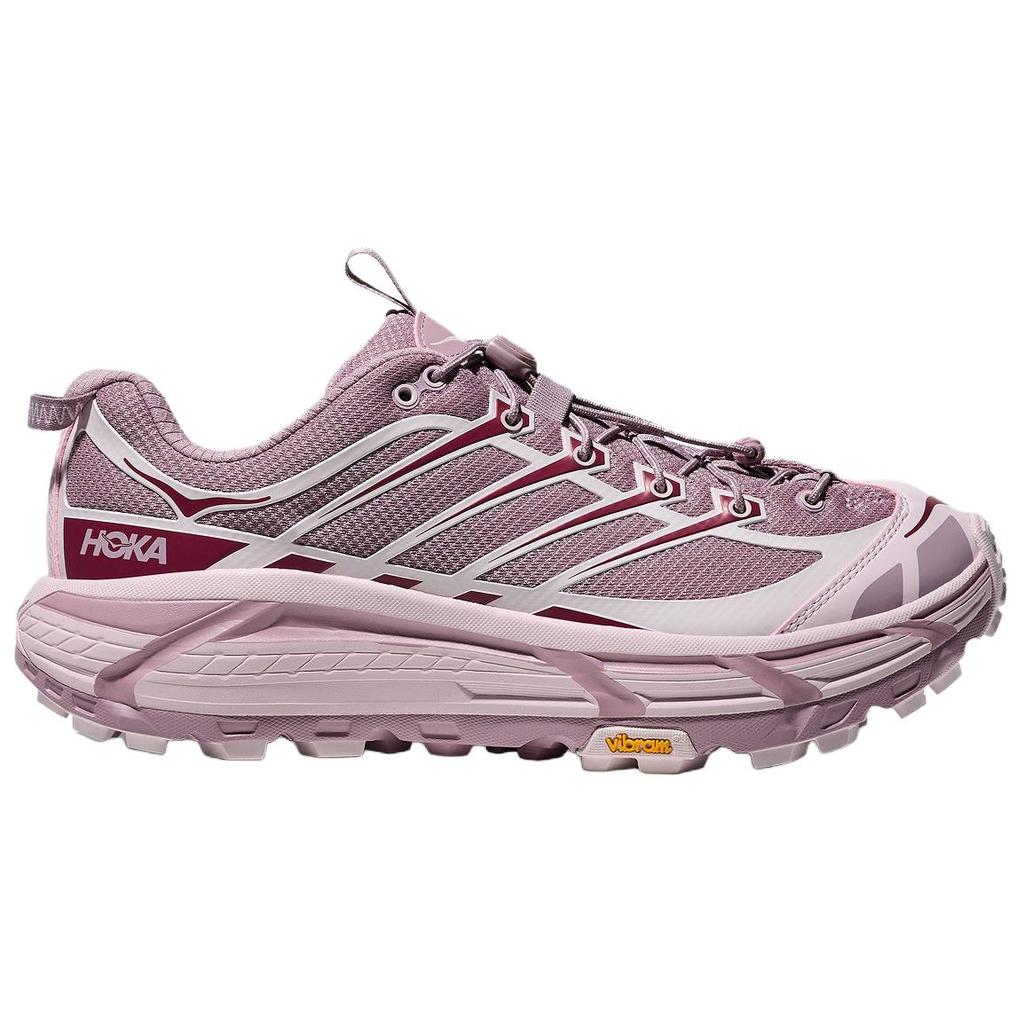 Hoka One One Mafate Three 2 Lightweight Comfortable Trail Running Shoes Unisex sneaker Light-Purple Peach 1141572-FTLL