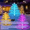 Outdoor Solar Garden Lights 7-Color Changing Jellyfish Reed LED Solar Stake Lights for Yard Patio Pathway Decor