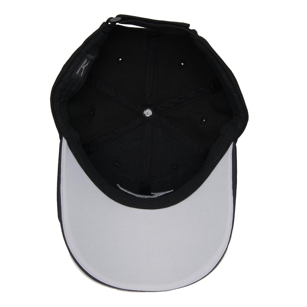 Mizuno Polyester Twill for Sports and Everyday Use Men's Cap, C2JWB160, Black,