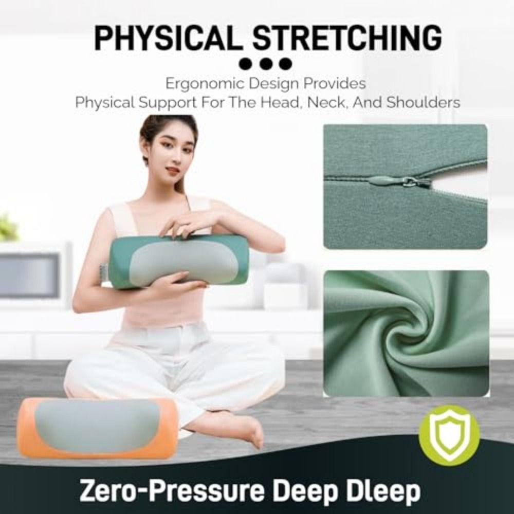 Multi-Purpose Neck Support Pillow Memory Foam Sleeping Pillow  For Neck, Back and Lumbar Support