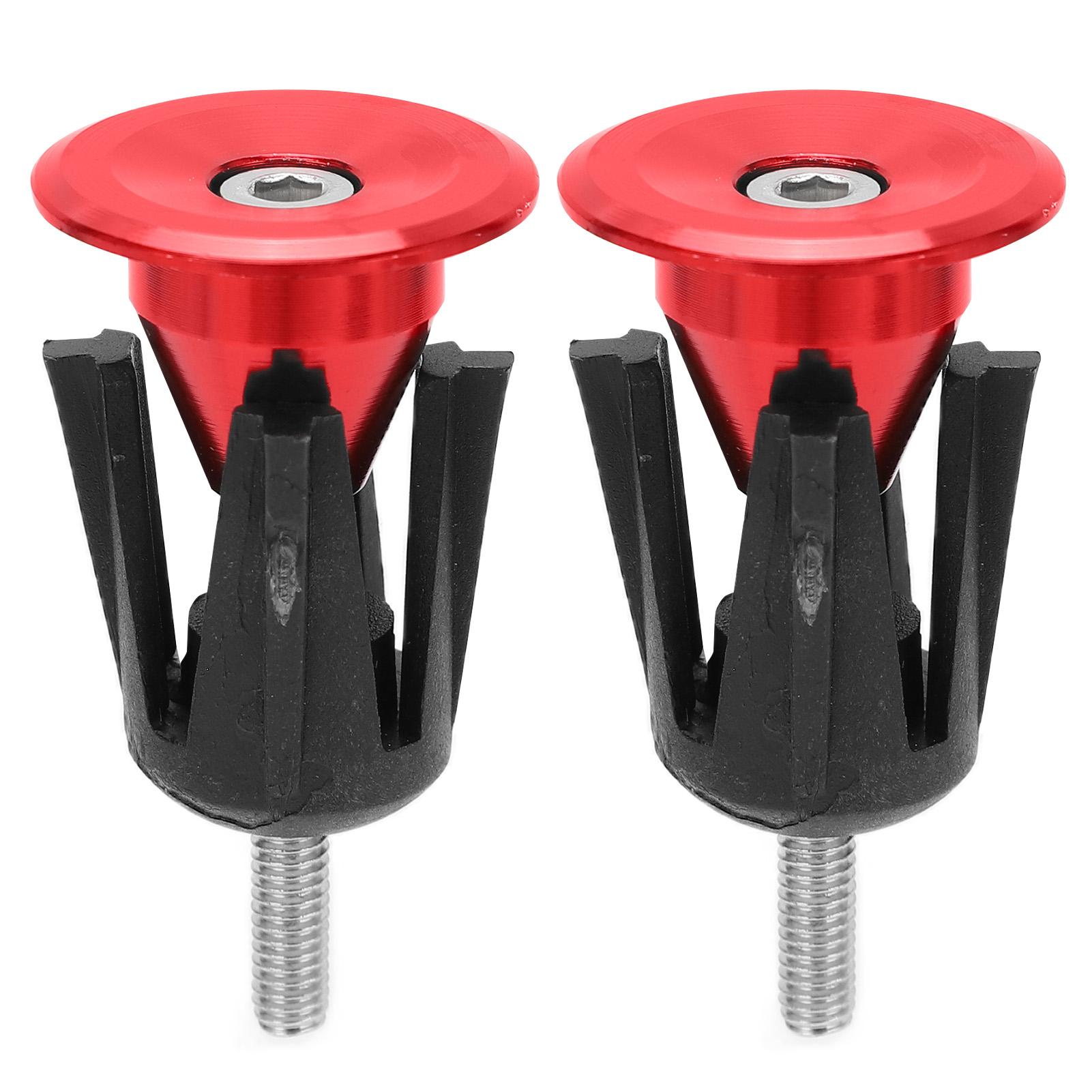 

2 шт. Заглушки на руль велосипеда, заглушки на руль велосипеда для горных велосипедов, шоссейных велосипедов, красные