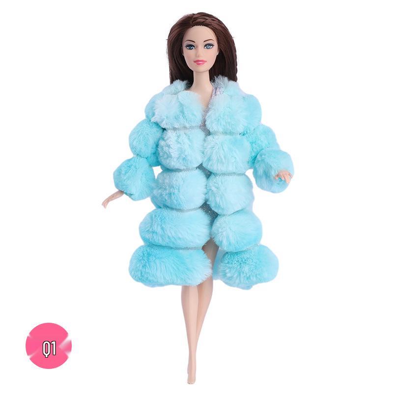 

Кукла Барби 30 см Набор модной одежды: пальто и куртка из искусственного меха Clothes only (doll not included)